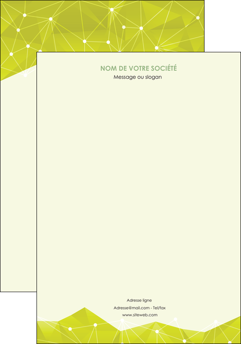 personnaliser maquette affiche graphisme vert fond vert colore MIDBE60039