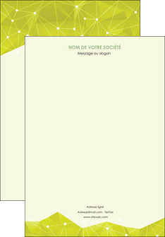personnaliser maquette affiche graphisme vert fond vert colore MIF60039