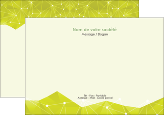 impression flyers graphisme vert fond vert colore MIF60057