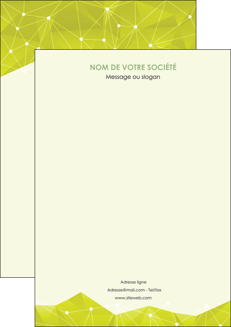 modele affiche graphisme vert fond vert colore MIDBE60075