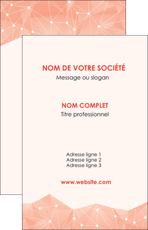 realiser carte de visite saumon fond saumon pastel tendre MFLUOO60469