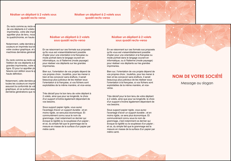 modele en ligne depliant 3 volets  6 pages  saumon fond saumon pastel tendre MFLUOO60485