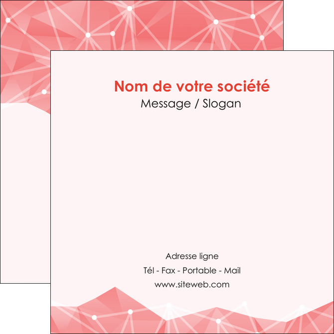 faire flyers saumon fond saumon pastel tendre MIDBE60493