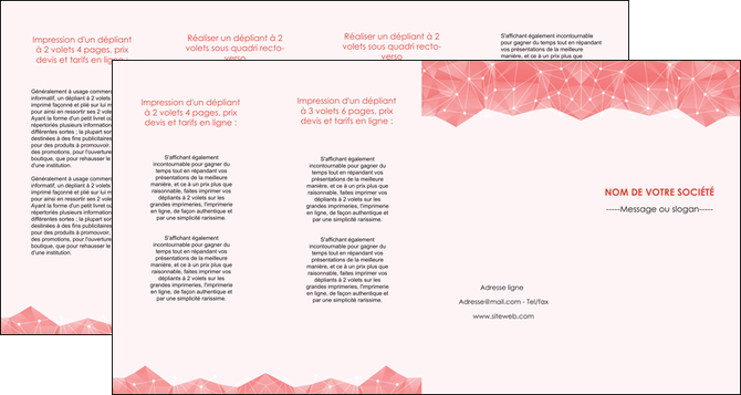 modele en ligne depliant 4 volets  8 pages  saumon fond saumon pastel tendre MIDBE60505