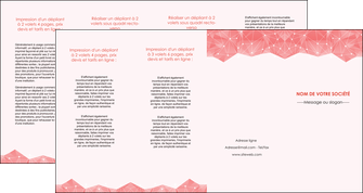modele en ligne depliant 4 volets  8 pages  saumon fond saumon pastel tendre MFLUOO60505