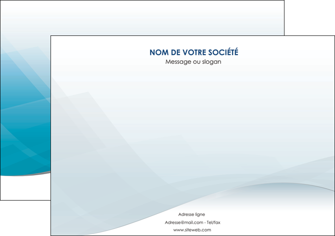 modele affiche bleu bleu pastel fond au bleu pastel MFLUOO60529
