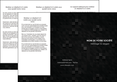 modele depliant 3 volets  6 pages  gris fond gris fonce MLGI61429