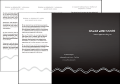 faire modele a imprimer depliant 3 volets  6 pages  gris fond gris courbes MLIGBE61481