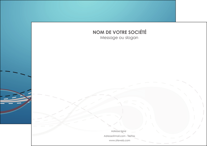 modele affiche bleu fond bleu couleurs froides MIDBE61685