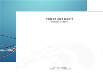 imprimer flyers bleu fond bleu couleurs froides MIDBE61687