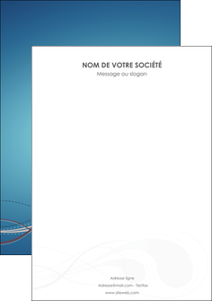 cree affiche bleu fond bleu couleurs froides MIDBE61705