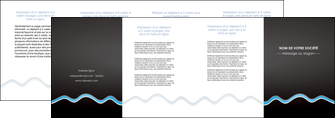 creation graphique en ligne depliant 4 volets  8 pages  fond gris fonce antique MLIGCH61761