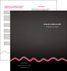 faire depliant 2 volets  4 pages  gris fond gris arriere plan MLGI61799