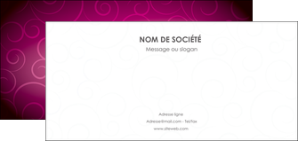 impression flyers fushia rose courbes MLGI61919