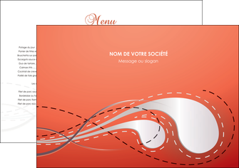 creation graphique en ligne set de table rouge couleur rouge orange MLIGBE61997