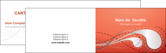 creation graphique en ligne carte de visite rouge couleur rouge orange MLIGBE62005