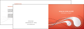 faire depliant 2 volets  4 pages  rouge couleur rouge orange MLIGBE62013