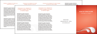 cree depliant 4 volets  8 pages  rouge couleur rouge orange MLIGBE62045