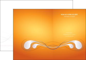 exemple pochette a rabat orange abstrait abstraction MFLUOO62061
