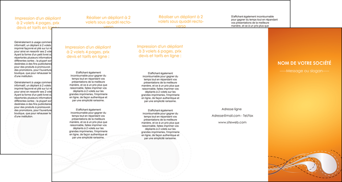 creation graphique en ligne depliant 4 volets  8 pages  orange abstrait abstraction MFLUOO62095