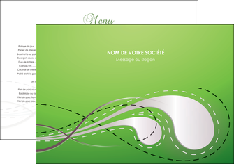 modele en ligne set de table vert abstrait abstraction MFLUOO62101