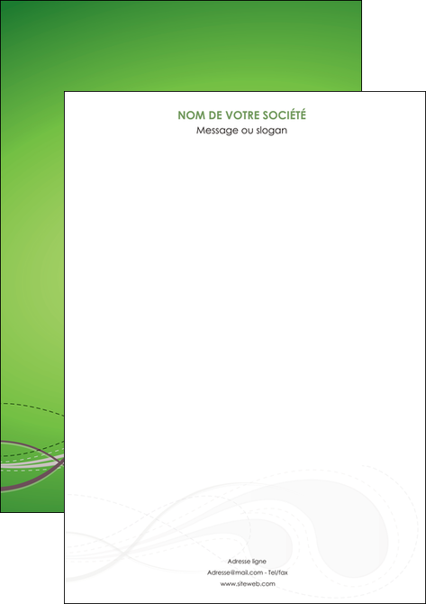 faire affiche vert abstrait abstraction MFLUOO62105