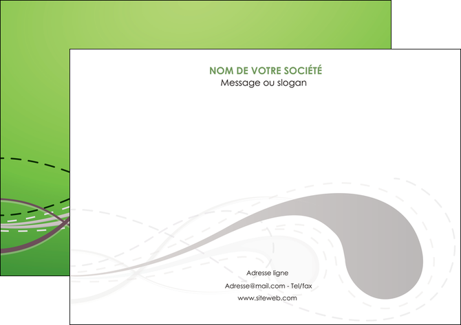 creation graphique en ligne affiche vert abstrait abstraction MLIGLU62125