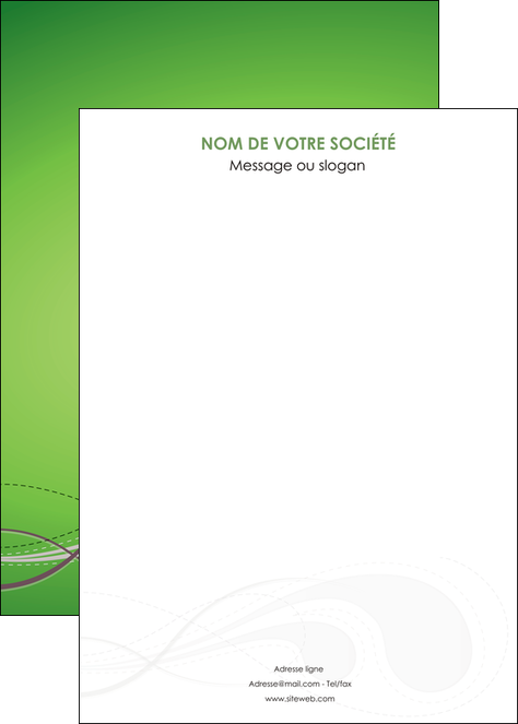 imprimer affiche vert abstrait abstraction MLIGLU62145