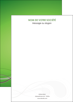 imprimer affiche vert abstrait abstraction MFLUOO62145