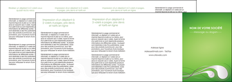 realiser depliant 4 volets  8 pages  vert abstrait abstraction MFLUOO62149