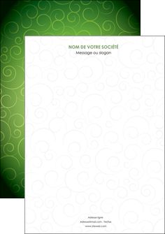 personnaliser modele de affiche vert vignette fonce MIF62163