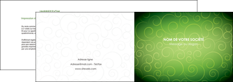 creation graphique en ligne depliant 2 volets  4 pages  vert vignette fonce MIF62175