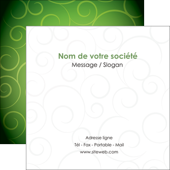 creation graphique en ligne flyers vert vignette fonce MIF62193