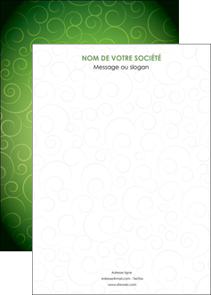 impression affiche vert vignette fonce MIF62203