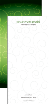 personnaliser modele de flyers vert vignette fonce MIF62209