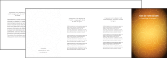 impression depliant 4 volets  8 pages  bijouterie dore abstrait abstraction MLIG62253