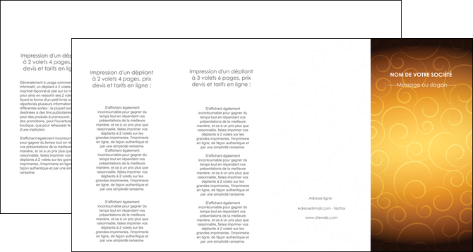 cree depliant 4 volets  8 pages  bijouterie dore abstrait abstraction MLGI62257