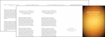 maquette en ligne a personnaliser depliant 4 volets  8 pages  bijouterie dore abstrait abstraction MLIG62259