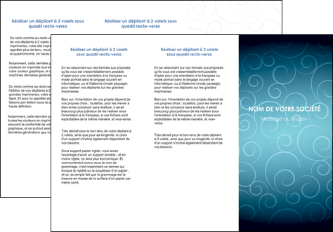 cree depliant 3 volets  6 pages  abstrait arabique design MIDBE62289