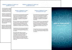 cree depliant 3 volets  6 pages  abstrait arabique design MFLUOO62289