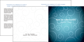 modele en ligne depliant 2 volets  4 pages  abstrait arabique design MFLUOO62293