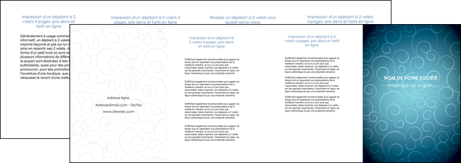 exemple depliant 4 volets  8 pages  abstrait arabique design MIDBE62305