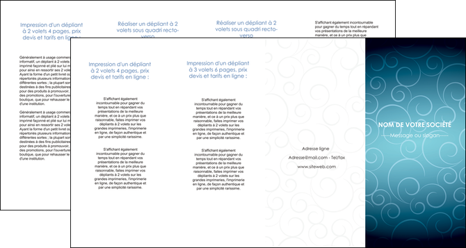 cree depliant 4 volets  8 pages  abstrait arabique design MIDBE62309