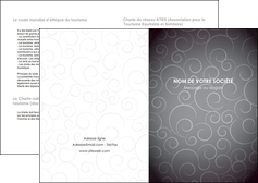 creation graphique en ligne depliant 2 volets  4 pages  abstrait arabique design MFLUOO62321