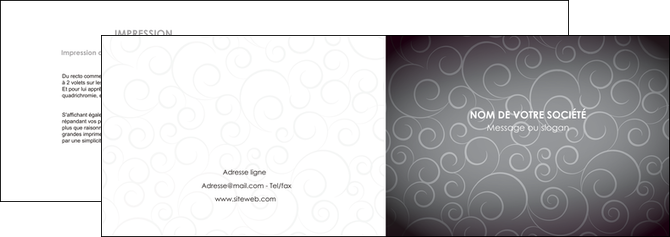 exemple depliant 2 volets  4 pages  abstrait arabique design MFLUOO62331