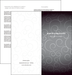 exemple depliant 2 volets  4 pages  abstrait arabique design MFLUOO62343