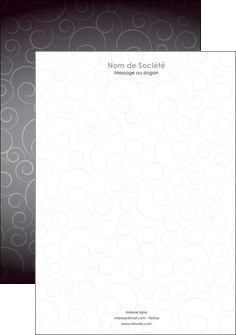 faire tete de lettre abstrait arabique design MFLUOO62347