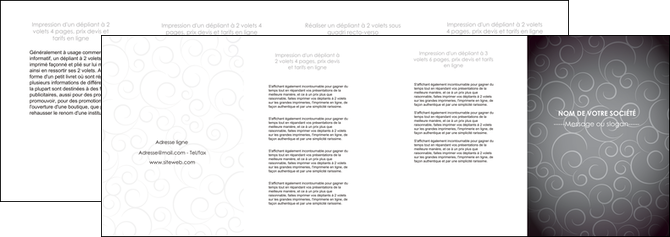 faire depliant 4 volets  8 pages  abstrait arabique design MFLUOO62357