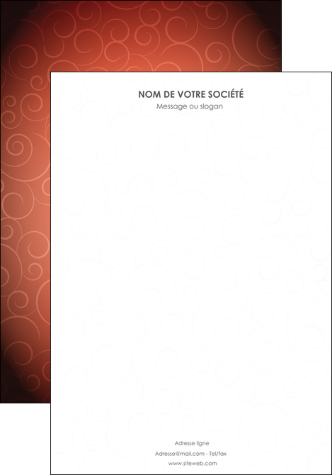 personnaliser modele de affiche rouge couleur couleurs MFLUOO62381