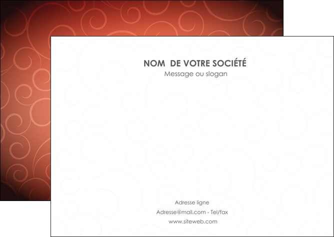 creation graphique en ligne flyers rouge couleur couleurs MFLUOO62403